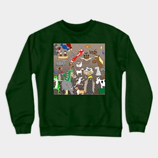 Out to Lunch Animals Collection Crewneck Sweatshirt